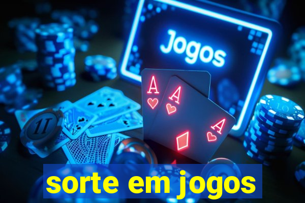 sorte em jogos