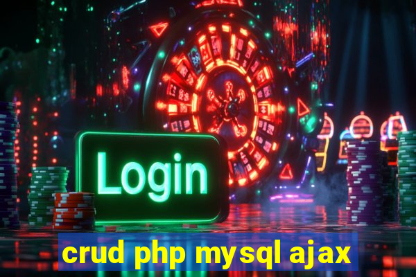 crud php mysql ajax