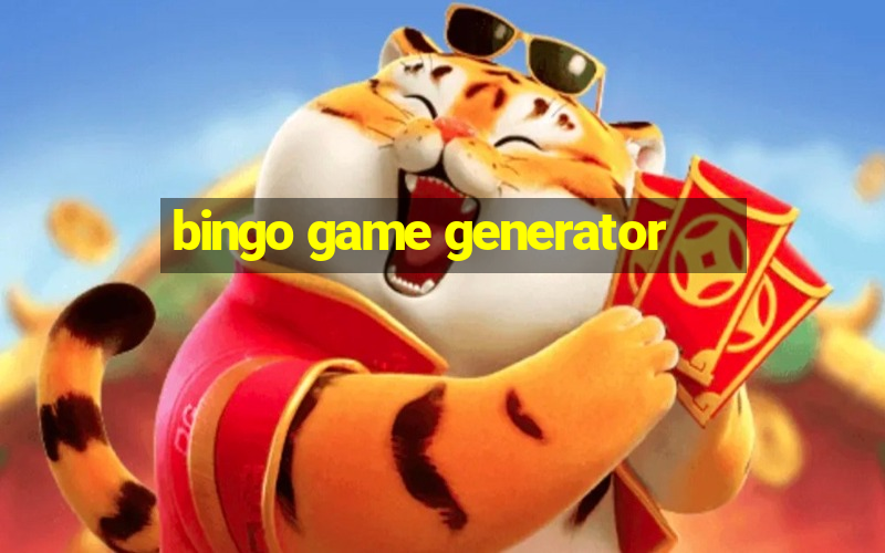 bingo game generator