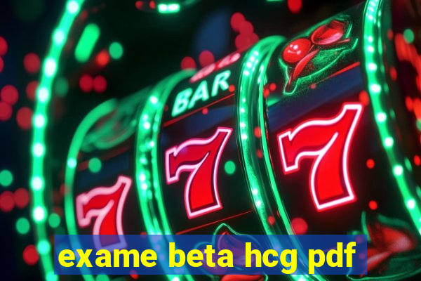 exame beta hcg pdf