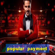 popular payment methods online casinos