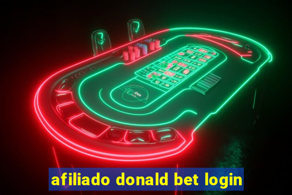 afiliado donald bet login