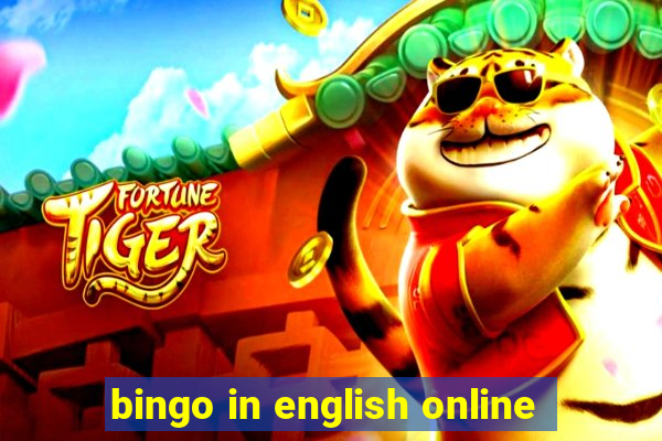 bingo in english online