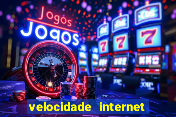 velocidade internet para jogar online