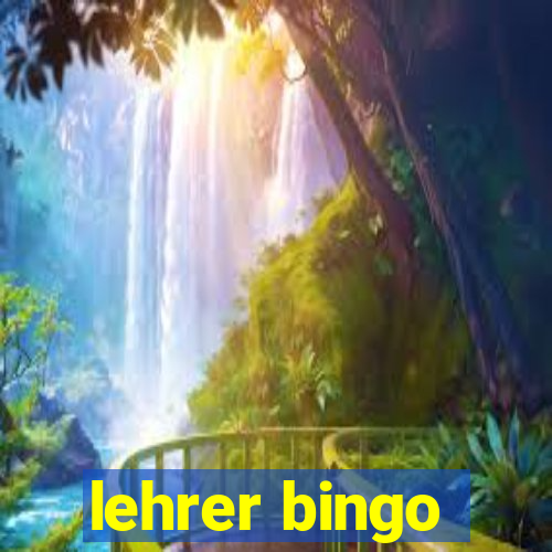 lehrer bingo