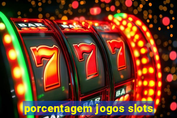 porcentagem jogos slots