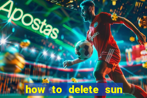 how to delete sun bingo account