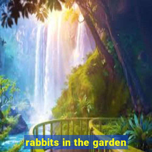 rabbits in the garden