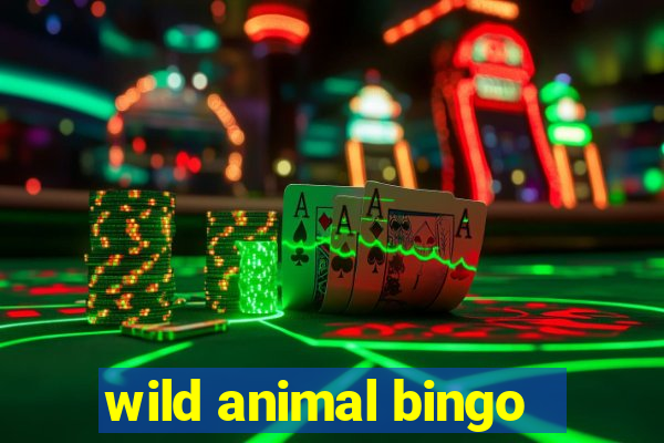 wild animal bingo