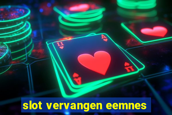 slot vervangen eemnes