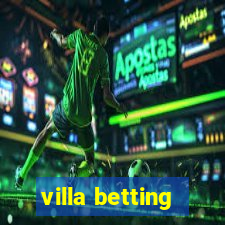 villa betting