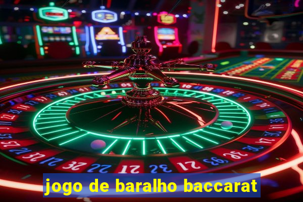 jogo de baralho baccarat