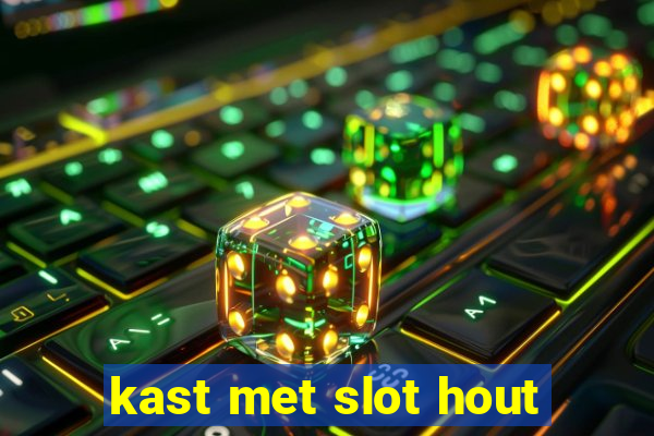 kast met slot hout