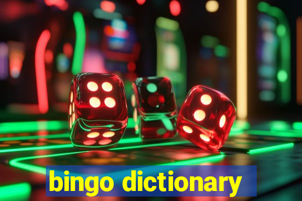 bingo dictionary