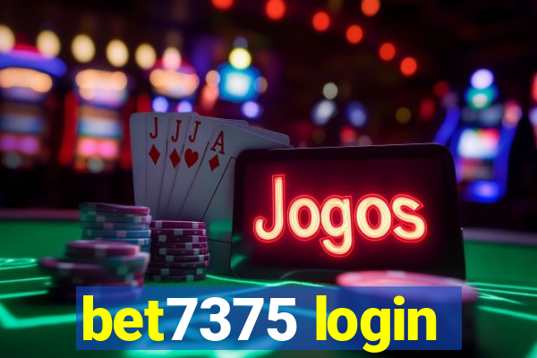 bet7375 login