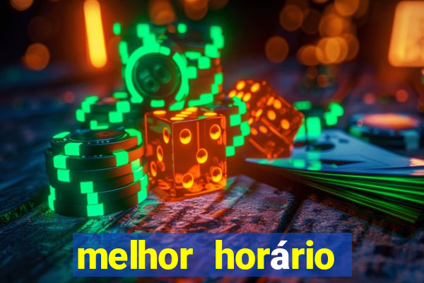 melhor horário para jogar fortune coelho hoje