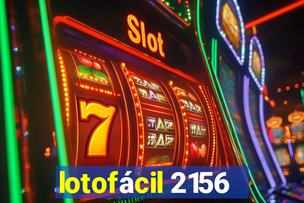 lotofácil 2156