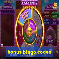 bonus bingo codes