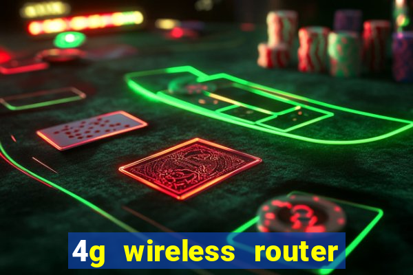 4g wireless router with sim card slot