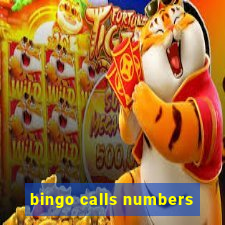 bingo calls numbers