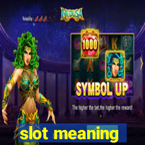 slot meaning