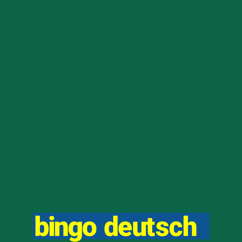 bingo deutsch