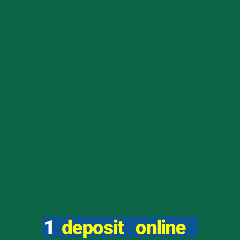 1 deposit online casino nz 2019