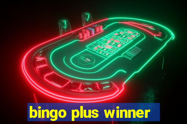 bingo plus winner