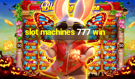 slot machines 777 win