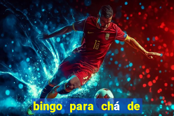 bingo para chá de bebê para imprimir grátis