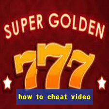 how to cheat video slot machines