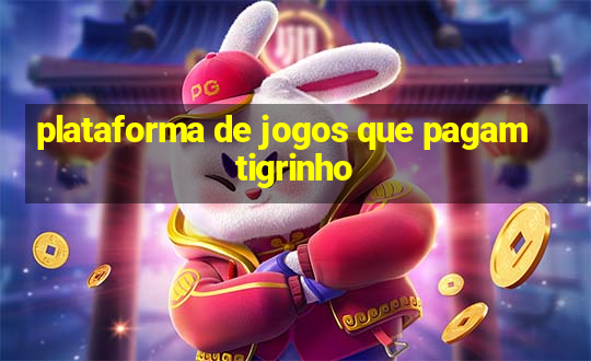 plataforma de jogos que pagam tigrinho