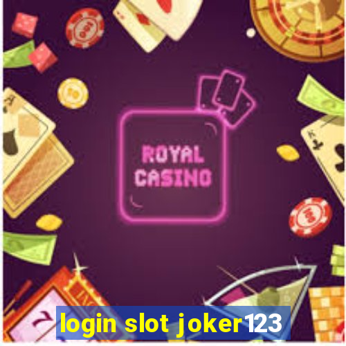 login slot joker123