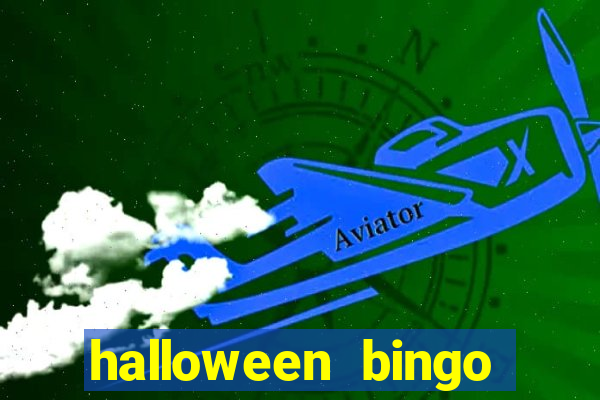 halloween bingo games for kids