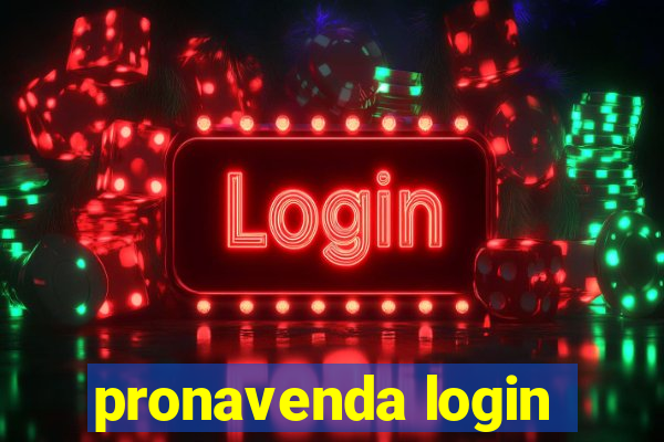 pronavenda login