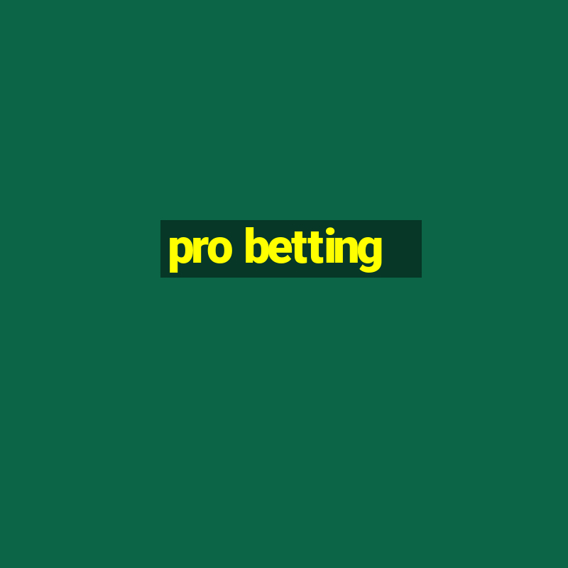 pro betting