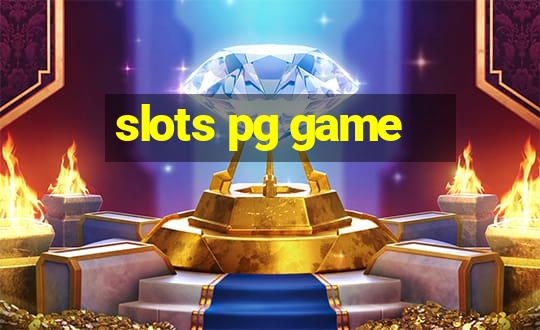 slots pg game