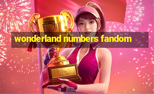 wonderland numbers fandom