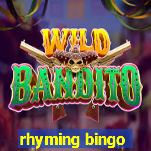 rhyming bingo