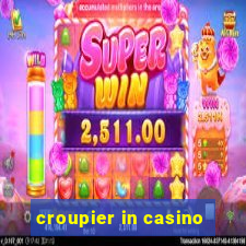 croupier in casino