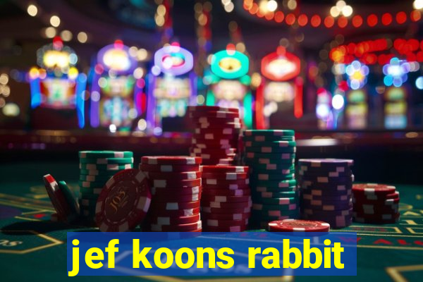 jef koons rabbit