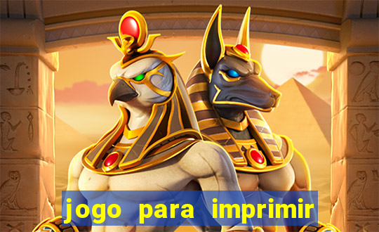 jogo para imprimir e montar