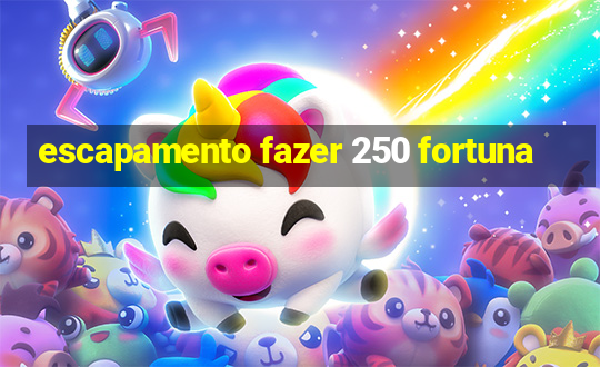 escapamento fazer 250 fortuna