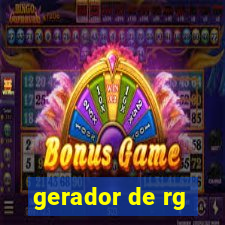 gerador de rg