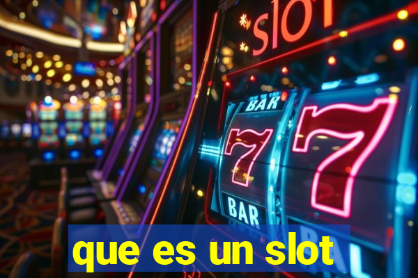 que es un slot