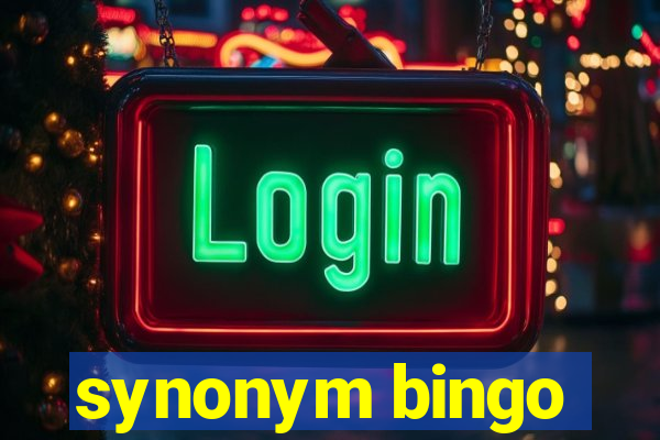 synonym bingo