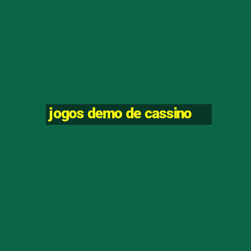 jogos demo de cassino