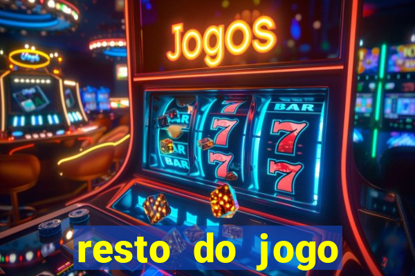 resto do jogo placar atual