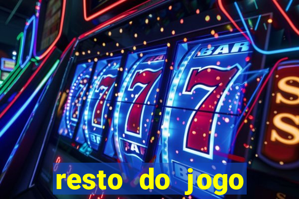 resto do jogo placar atual