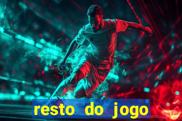 resto do jogo placar atual